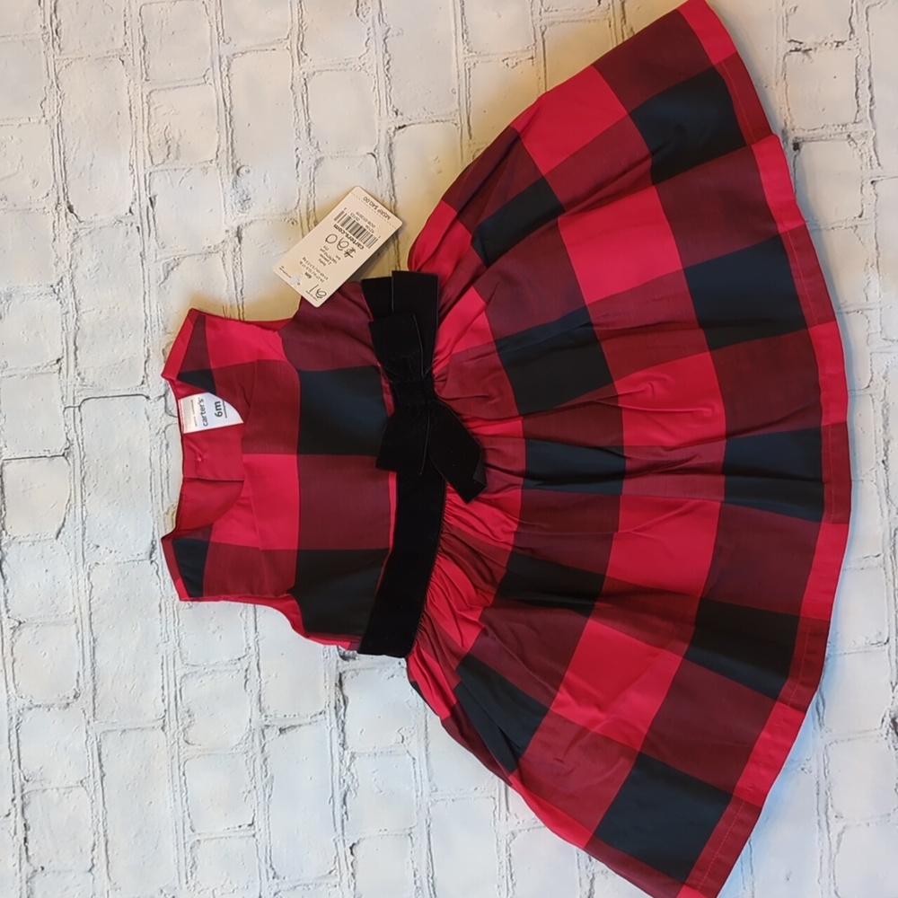 Carter's Buffalo Plaid Christmas Dress